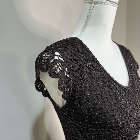 Y2K top - Y2kCrochet Knit Blouse size small ** - Picture 3 of 5